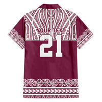 Queensland Maori Nga Hau E Wha Custom Family Matching Short Sleeve Bodycon Dress and Hawaiian Shirt Polynesian Maori Tribal Pattern LT9 - Polynesian Pride