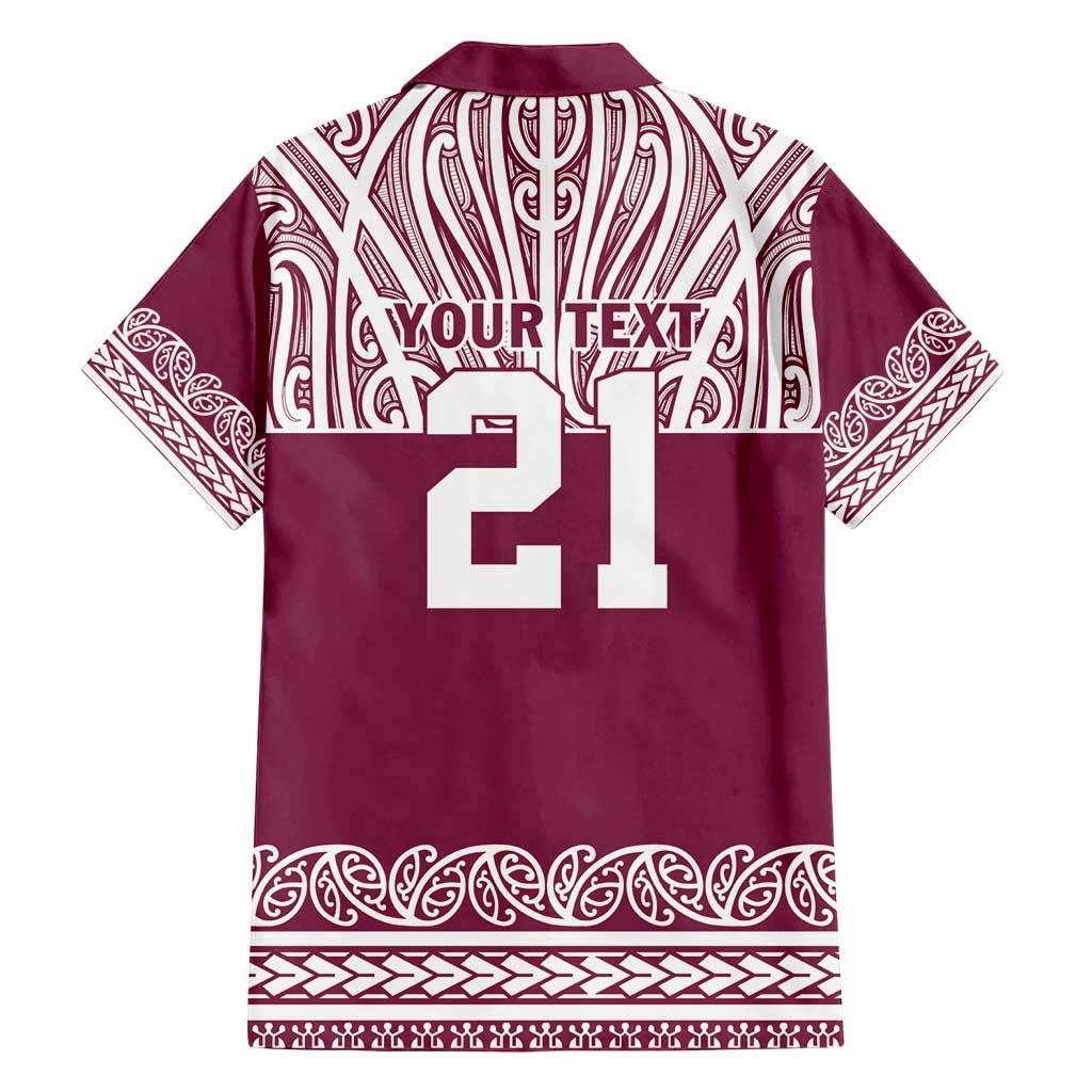 Queensland Maori Nga Hau E Wha Custom Family Matching Summer Maxi Dress and Hawaiian Shirt Polynesian Maori Tribal Pattern