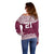 Queensland Maori Nga Hau E Wha Custom Off Shoulder Sweater Polynesian Maori Tribal Pattern