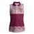 Queensland Maori Nga Hau E Wha Custom Women Sleeveless Polo Shirt Polynesian Maori Tribal Pattern