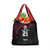 Queensland Papua New Guinea Custom Grocery Bag All Black Pacific PNG Tribal Style