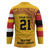 Queensland Papua New Guinea Custom Hockey Jersey All Gold Pacific PNG Tribal Style - Polynesian Pride