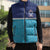 Queensland Samoa Custom Sleeveless Puffer Jacket Blue Pacific Polynesian Tribal Pattern - Polynesian Pride