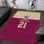 Queensland Samoa Custom Area Rug Maroon Pacific Polynesian Tribal Pattern