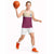 Queensland Samoa Custom Basketball Jersey Maroon Pacific Polynesian Tribal Pattern - Polynesian Pride