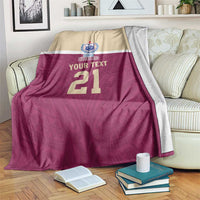 Queensland Samoa Custom Blanket Maroon Pacific Polynesian Tribal Pattern LT9 Maroon - Polynesian Pride