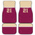 Queensland Samoa Custom Car Mats Maroon Pacific Polynesian Tribal Pattern