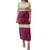 Queensland Samoa Custom Family Matching Puletasi and Hawaiian Shirt Maroon Pacific Polynesian Tribal Pattern