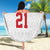 Queensland Tonga Custom Beach Blanket QLD with Tongan Ngatu Pattern
