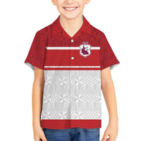 Queensland Tonga Custom Family Matching Long Sleeve Bodycon Dress and Hawaiian Shirt QLD with Tongan Ngatu Pattern