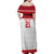 Queensland Tonga Custom Family Matching Off Shoulder Maxi Dress and Hawaiian Shirt QLD with Tongan Ngatu Pattern