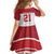 Queensland Tonga Custom Family Matching Off Shoulder Short Dress and Hawaiian Shirt QLD with Tongan Ngatu Pattern