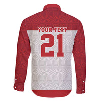 Queensland Tonga Custom Family Matching Puletasi and Hawaiian Shirt QLD with Tongan Ngatu Pattern