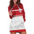 Queensland Tonga Custom Hoodie Dress QLD with Tongan Ngatu Pattern