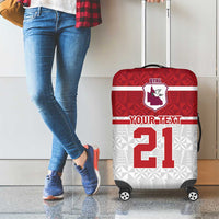 Queensland Tonga Custom Luggage Cover QLD with Tongan Ngatu Pattern