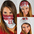 Queensland Tonga Custom Neck Gaiter QLD with Tongan Ngatu Pattern - Polynesian Pride