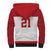 Queensland Tonga Custom Sherpa Hoodie QLD with Tongan Ngatu Pattern