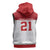 Queensland Tonga Custom Sleeveless Hoodie QLD with Tongan Ngatu Pattern - Polynesian Pride