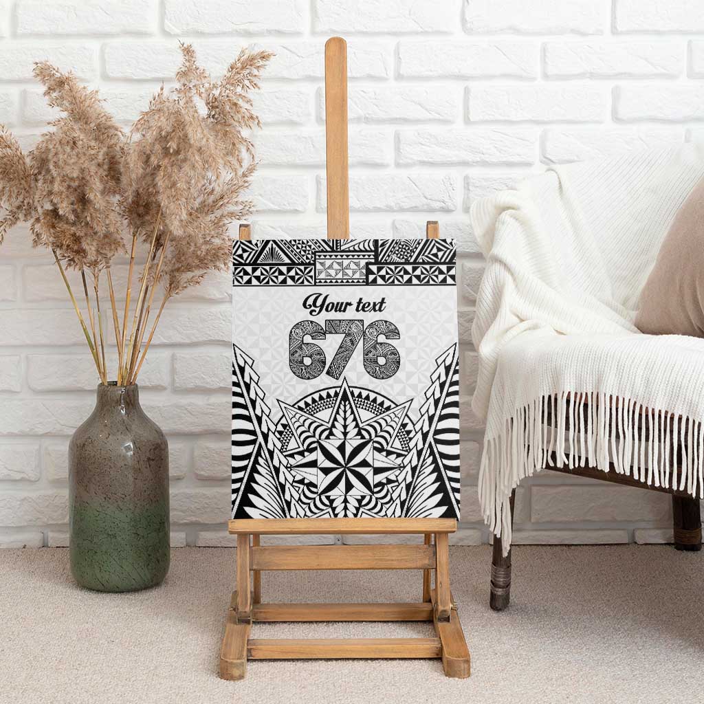 Personalised Tonga 676 Canvas Wall Art Tribal Kupesi Ngatu Unique