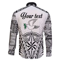 Personalised Tonga 676 Family Matching Long Sleeve Bodycon Dress and Hawaiian Shirt Tribal Kupesi Ngatu Unique LT9 - Polynesian Pride