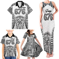 Personalised Tonga 676 Family Matching Tank Maxi Dress and Hawaiian Shirt Tribal Kupesi Ngatu Unique LT9 - Polynesian Pride