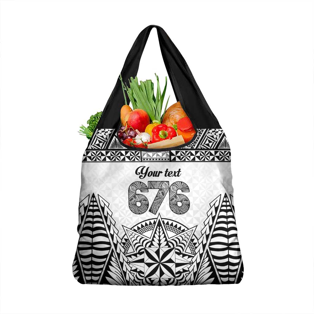 Personalised Tonga 676 Grocery Bag Tribal Kupesi Ngatu Unique