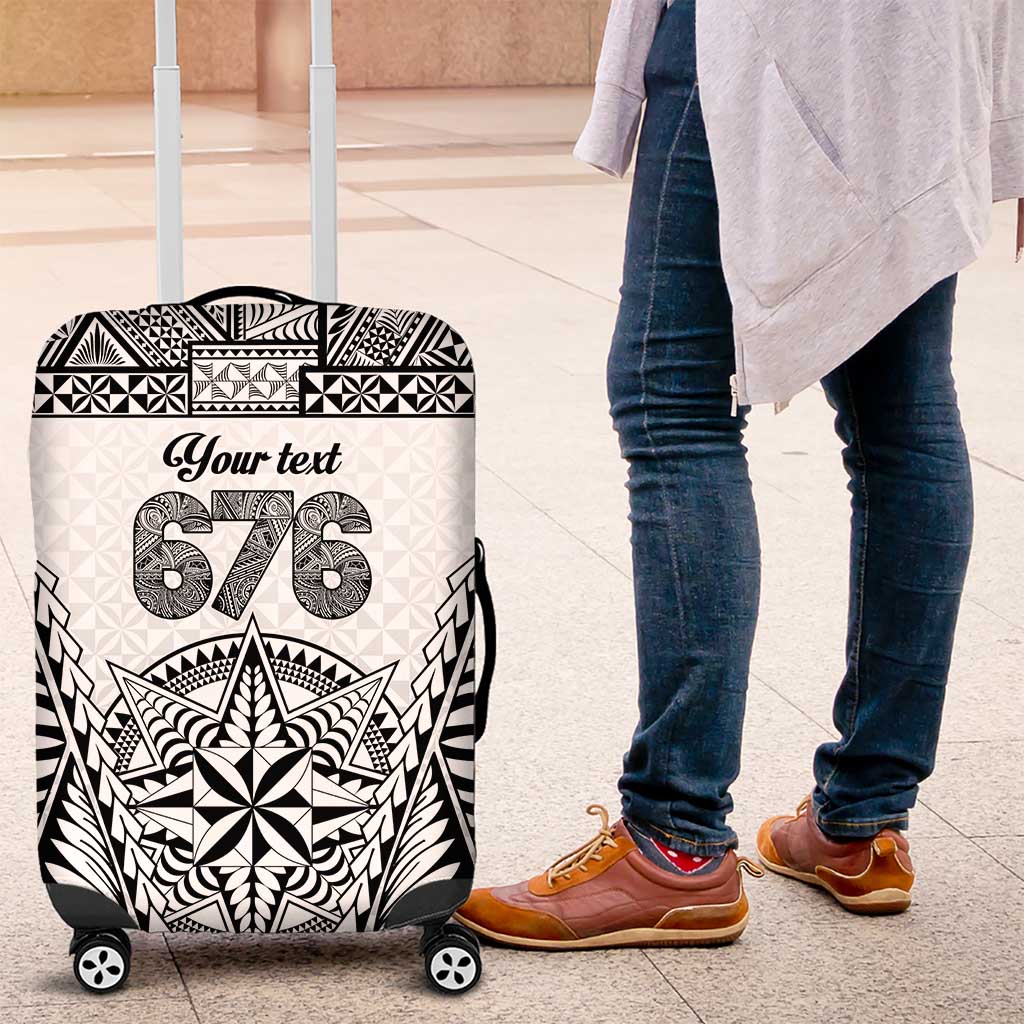 Personalised Tonga 676 Luggage Cover Tribal Kupesi Ngatu Unique