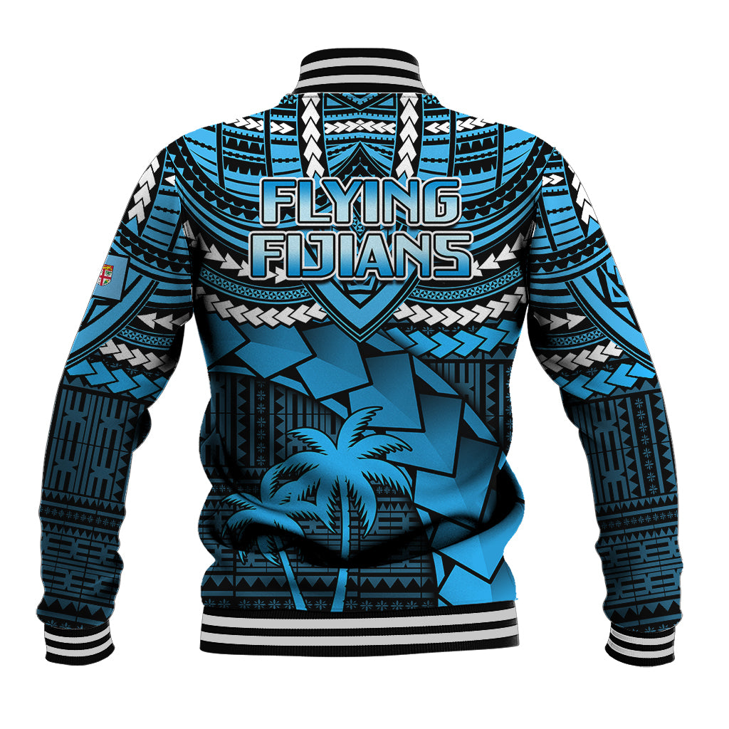 Fiji Rugby Baseball Jacket Go Fijian Tapa Arty with World Cup Vibe LT9 - Polynesian Pride