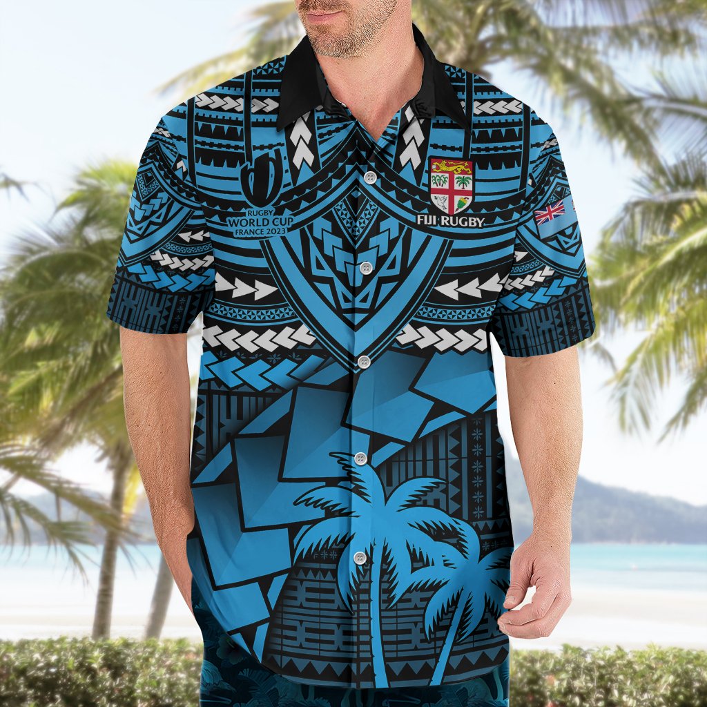 Fiji Rugby Hawaiian Shirt Go Fijian Tapa Arty with World Cup Vibe LT9 - Polynesian Pride