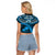 Custom Fiji Rugby Raglan Cropped T Shirt Go Fijian Tapa Arty with World Cup Vibe LT9 - Polynesian Pride