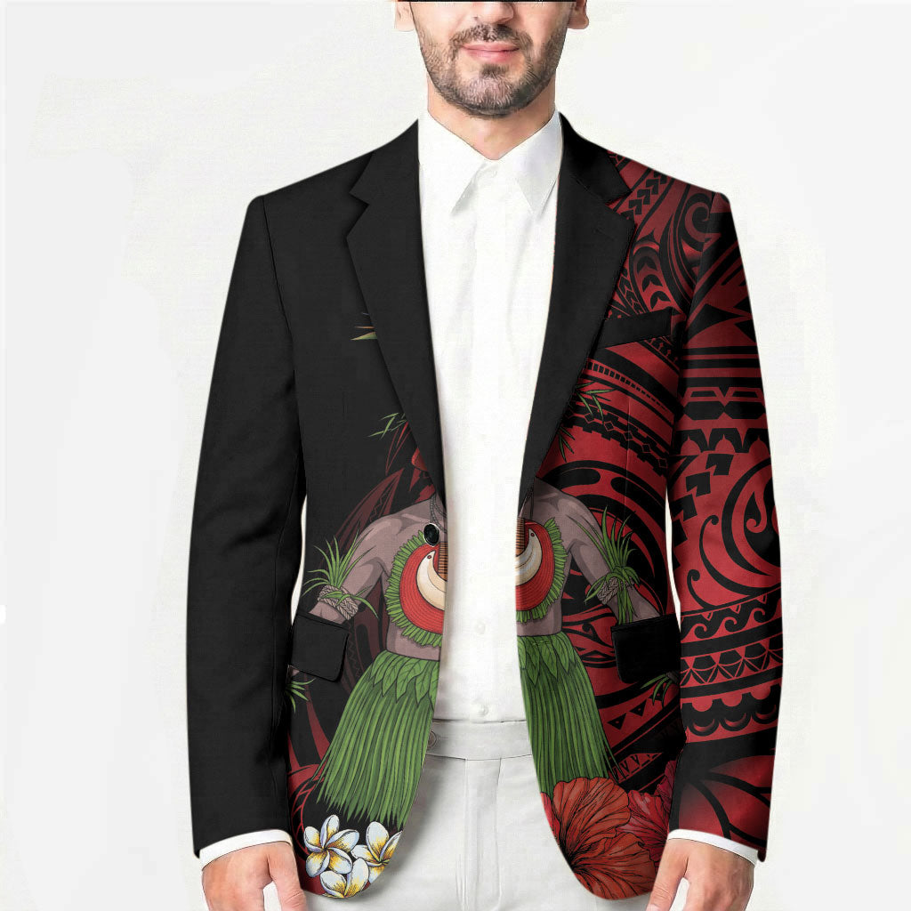 Huli Wigmen Tribe Hela Province Blazer Papua New Guinea Indigenous Pattern LT9 - Polynesian Pride