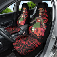 Huli Wigmen Tribe Hela Province Car Seat Cover Papua New Guinea Indigenous Pattern LT9 - Polynesian Pride