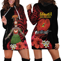 Huli Wigmen Tribe Hela Province Hoodie Dress Papua New Guinea Indigenous Pattern LT9 - Polynesian Pride