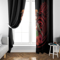 Huli Wigmen Tribe Hela Province Window Curtain Papua New Guinea Indigenous Pattern LT9 - Polynesian Pride