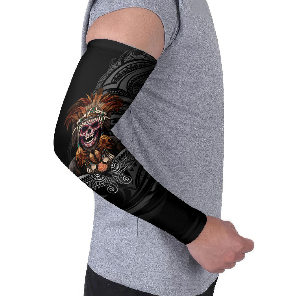 Mokomoko Tribe Eastern Highlands Province Arm Sleeves Papua New Guinea Indigenous Pattern LT9 - Polynesian Pride