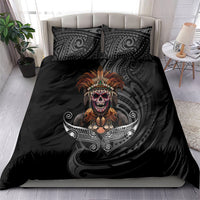 Mokomoko Tribe Eastern Highlands Province Bedding Set Papua New Guinea Indigenous Pattern LT9 - Polynesian Pride