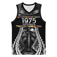 Independen Stet bilong Papua Niugini 1975 Basketball Jersey Black Tribal Papua New Guinea Province Flag LT9 Unisex Black - Polynesian Pride