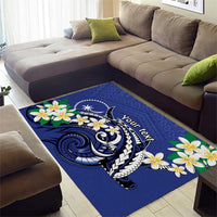 FSM Chuuk State Polynesian Shark Tattoo Personalised Area Rug LT9 - Polynesian Pride