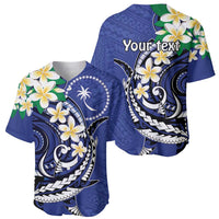 FSM Chuuk State Polynesian Shark Tattoo Personalised Baseball Jersey LT9 - Polynesian Pride