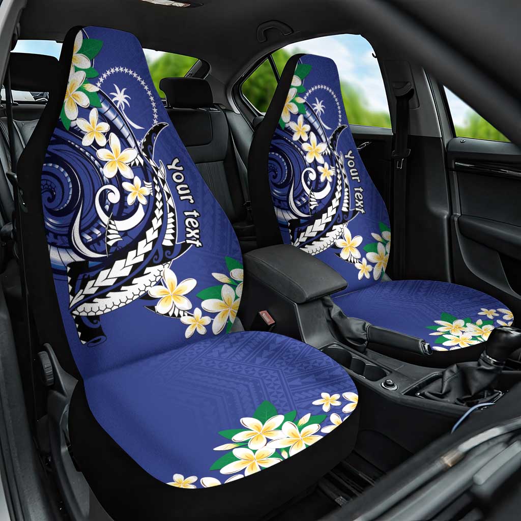 FSM Chuuk State Polynesian Shark Tattoo Personalised Car Seat Cover LT9 One Size Blue - Polynesian Pride