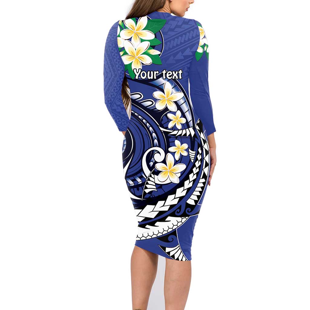 FSM Chuuk State Polynesian Shark Tattoo Personalised Family Matching Long Sleeve Bodycon Dress and Hawaiian Shirt LT9 - Polynesian Pride