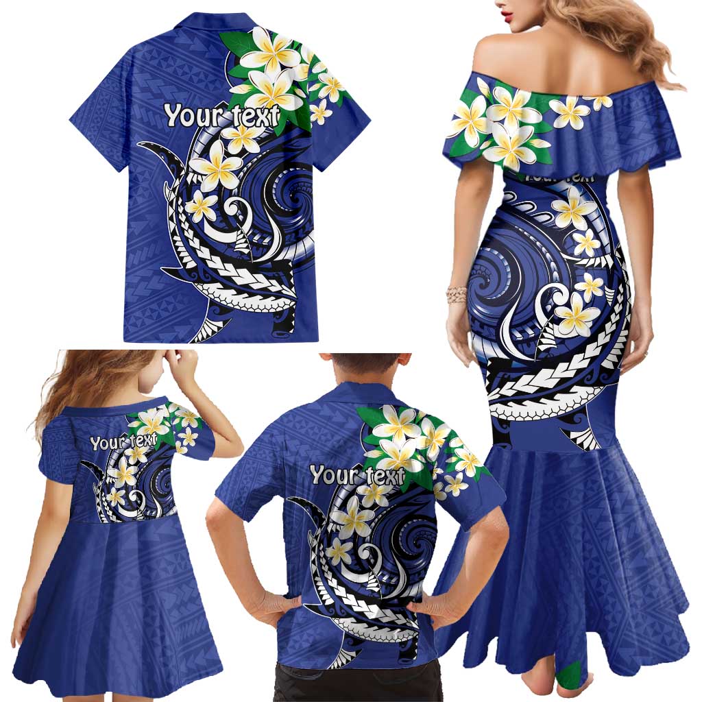 FSM Chuuk State Polynesian Shark Tattoo Personalised Family Matching Mermaid Dress and Hawaiian Shirt LT9 - Polynesian Pride