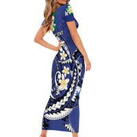 FSM Chuuk State Polynesian Shark Tattoo Personalised Family Matching Short Sleeve Bodycon Dress and Hawaiian Shirt LT9 - Polynesian Pride