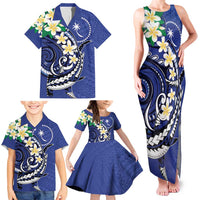 FSM Chuuk State Polynesian Shark Tattoo Personalised Family Matching Tank Maxi Dress and Hawaiian Shirt LT9 - Polynesian Pride
