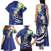 FSM Chuuk State Polynesian Shark Tattoo Personalised Family Matching Tank Maxi Dress and Hawaiian Shirt LT9 - Polynesian Pride