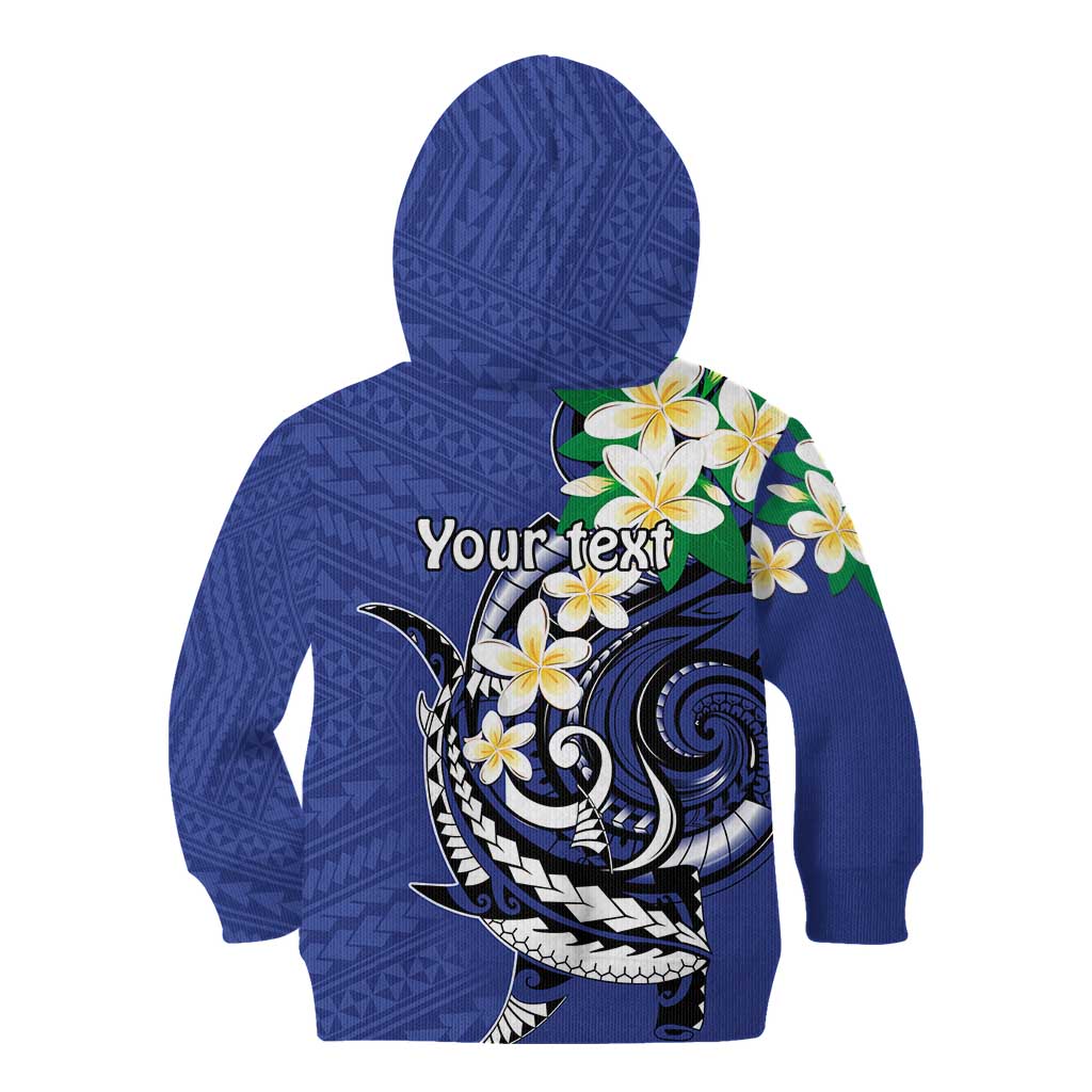 FSM Chuuk State Polynesian Shark Tattoo Personalised Kid Hoodie LT9 - Polynesian Pride