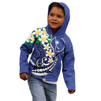 FSM Chuuk State Polynesian Shark Tattoo Personalised Kid Hoodie LT9 - Polynesian Pride