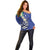 FSM Chuuk State Polynesian Shark Tattoo Personalised Off Shoulder Sweater