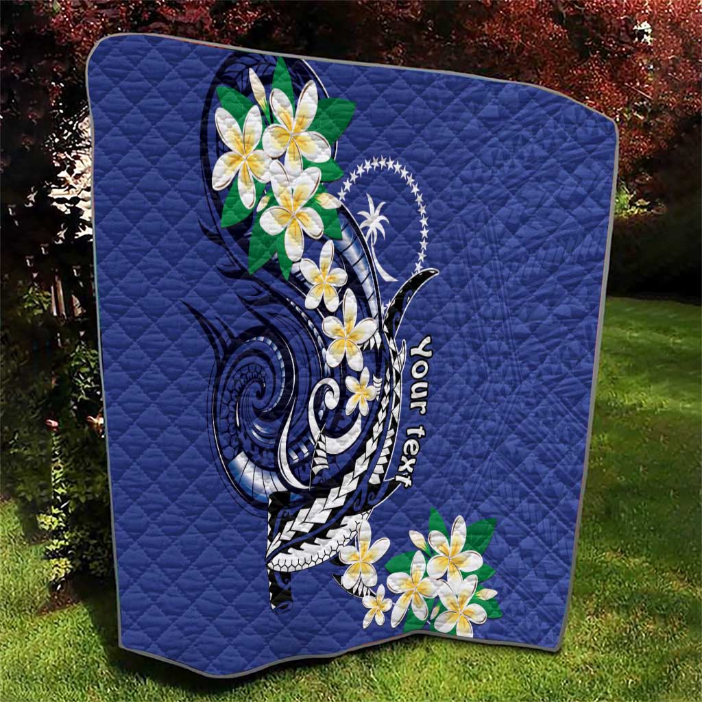 FSM Chuuk State Polynesian Shark Tattoo Personalised Quilt LT9 - Polynesian Pride