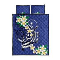 FSM Chuuk State Polynesian Shark Tattoo Personalised Quilt Bed Set LT9 - Polynesian Pride